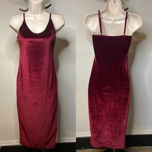 Red Velvet Dress